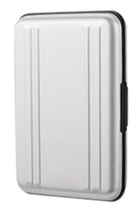 Caja de almacenamiento para tarjetas Aluminio compacto, protección para tarjetas de memoria, múltiples colores