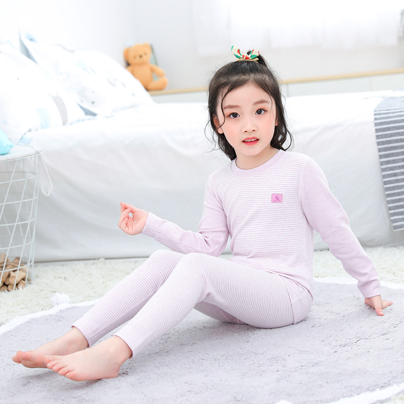 천연 색면 보라색 옷 줄무늬