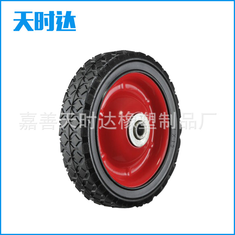 加工定制 702RIB 5寸抛光机橡胶轮 实心橡胶轮 橡塑橡胶轮