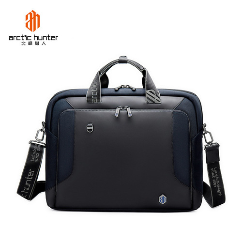 Men's business briefcase large capacity computer handbag casual shoulder crossbody bag large capacity conference computer bag