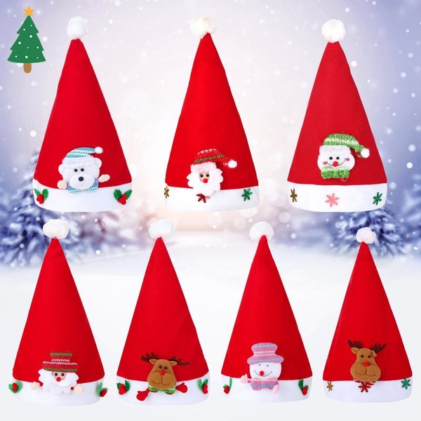 Christmas atmospheric children's velvet hat