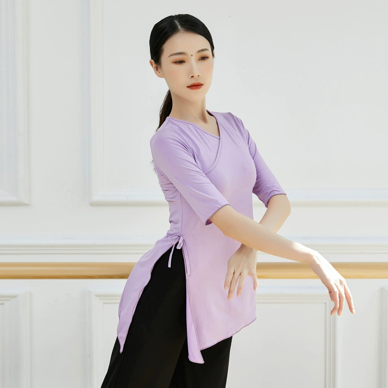 Modern Chinese Dance Top (Women) — classic Chinese style, 230 g, sizes S–3XL