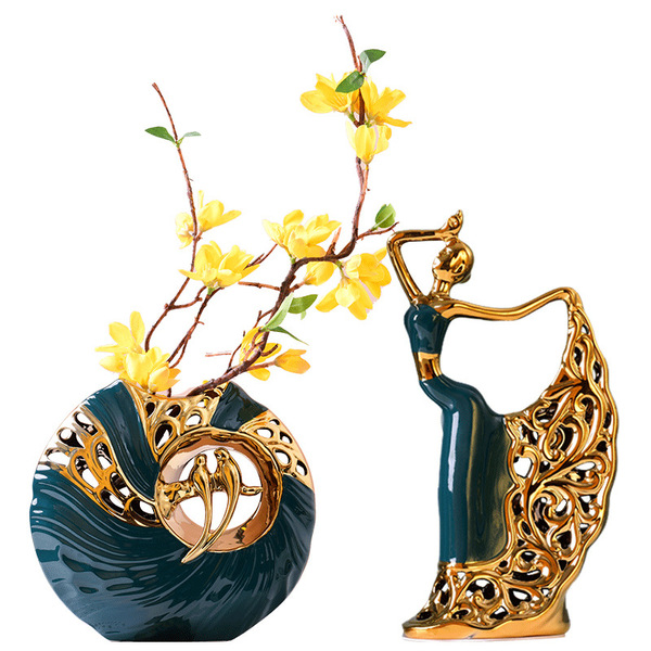 Modern creative ceramic decorations for home use for living room