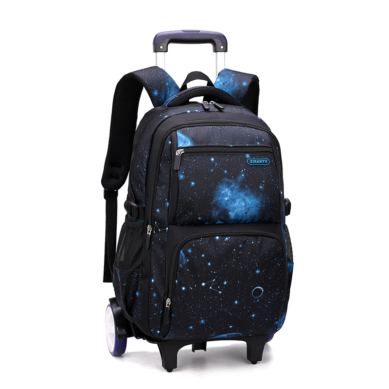 Pescado natural estudiante de la Escuela Secundaria de tres piezas carro mochila escalera escalada de gran capacidad japonesa y coreana versátil mochila transpirable de múltiples capas