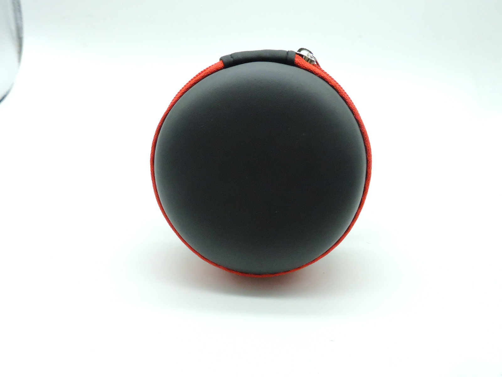 eva黑色圆形耳机包蓝牙耳机防水便携包装盒数码收纳包8*8*3现货