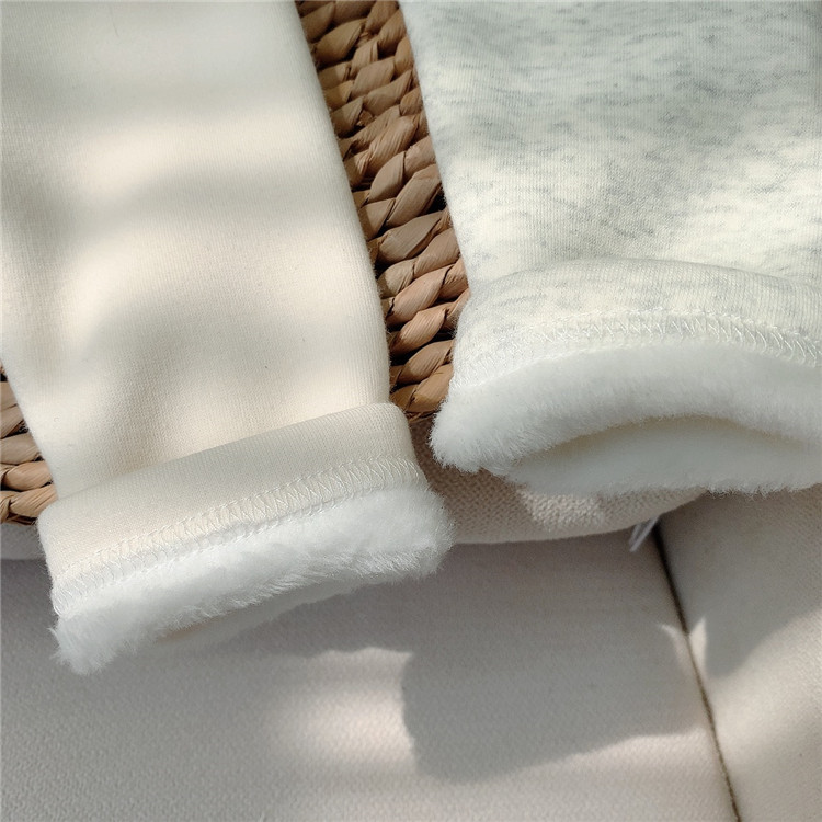 Pantalones para niños ins bebé estilo coreano ropa para niños bebé grandes pantalones de PP ropa de otoño e invierno Bebé Pantalones casuales forrados de lana pantalones de bebé algodón