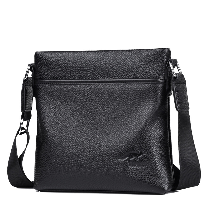 Sac pour hommes première couche en peau de vache sac à bandoulière en cuir véritable sac pour hommes sac à dos d'affaires décontracté sac suspendu à la mode_voghion.com