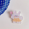 Tide, cute Japanese cartoon acrylic brooch, accessory, clothing, pendant, badge, pin