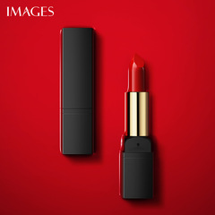 Image beauty charm color overflowing silk smooth lipstick gentle adherence moisturizing hydration delicate lip elegant charming lipstick