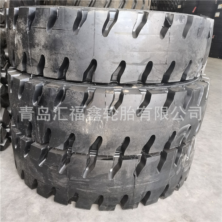 供应港口堆高机平衡式叉车轮胎12.00R24 真空可配内垫