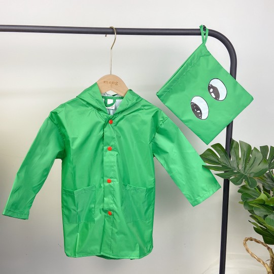 Niños bebé impermeable kindergarten dinosaurio de clase grande poncho de los niños primavera y otoño 2-6 años de edad de dibujos animados