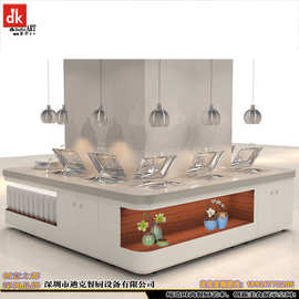 移动布菲台设计与布置图片 深圳迪克高端自助餐台定制厂家 自助餐