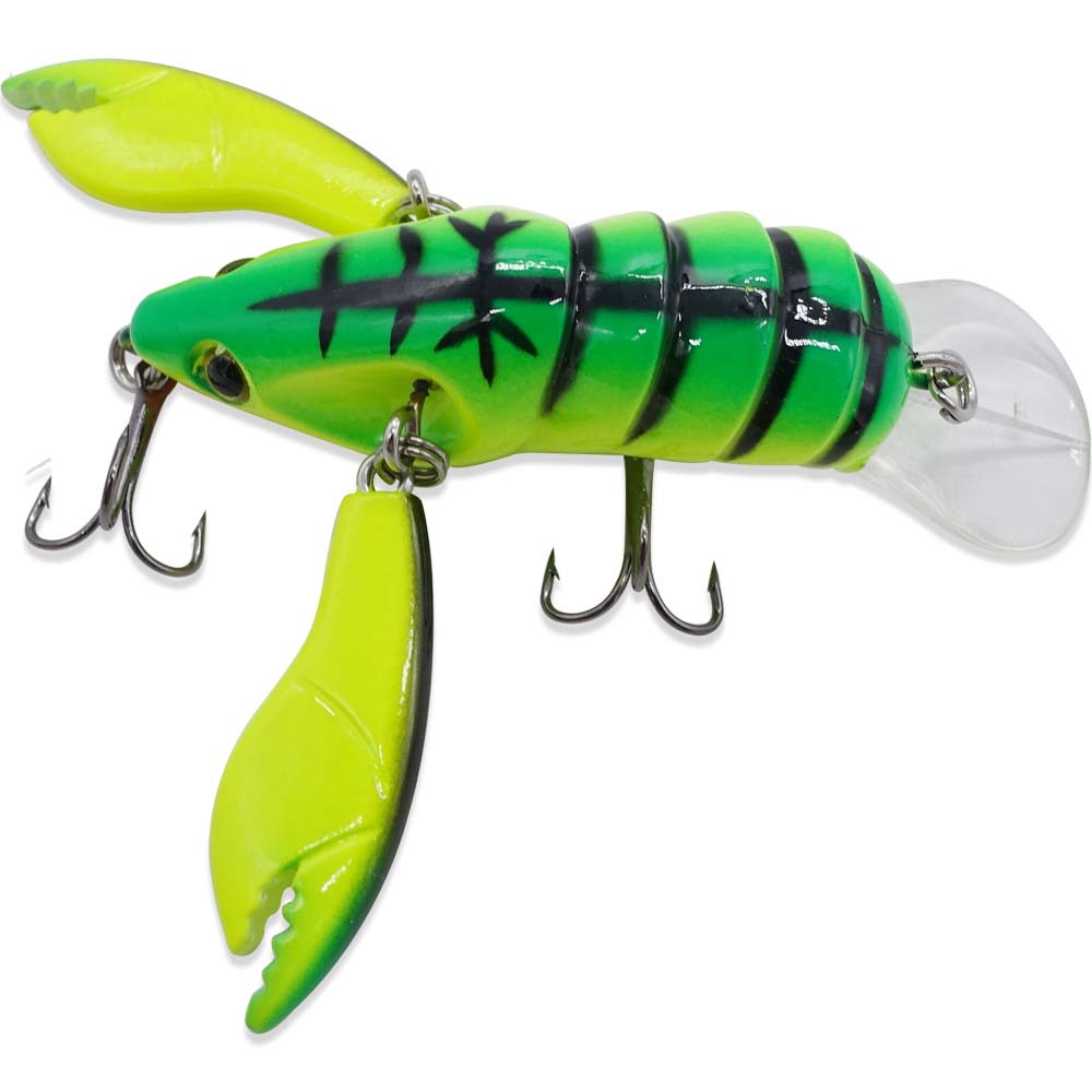Señuelo Biónico Duro de Cangrejo de Río SK28 de Materiales sintéticos, Biónico, para Pesca en Ríos y Lagos
