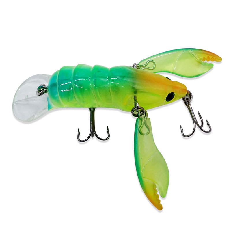 Señuelo Biónico Duro de Cangrejo de Río SK28 de Materiales sintéticos, Biónico, para Pesca en Ríos y Lagos