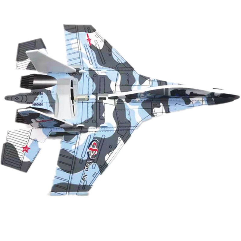 Su27 Mano Eléctrica lanzar aviones de carga USB swing planeador Su35 luchador niños aviones de espuma al por mayor