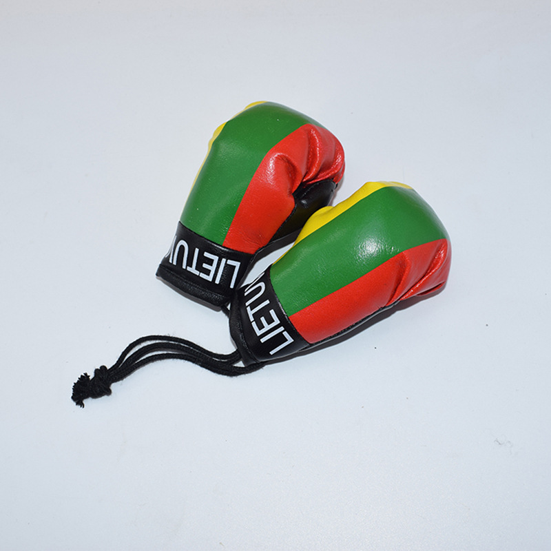 イギリス/ドイツ/イタリア国旗の手袋のペンダントはミニボクシングの手袋の自動車の中のペンダントの装飾品をシミュレーションします。|undefined