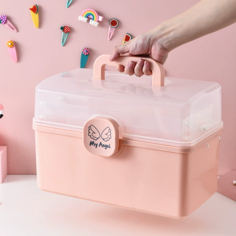 Ф pharmaceutical box household medicine storage box Children's medical box family installation large -capacity portable pharmaceutical box