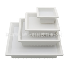 方形筒灯套件 8寸深防眩筒灯 6寸一体天花灯外壳 厂家直销