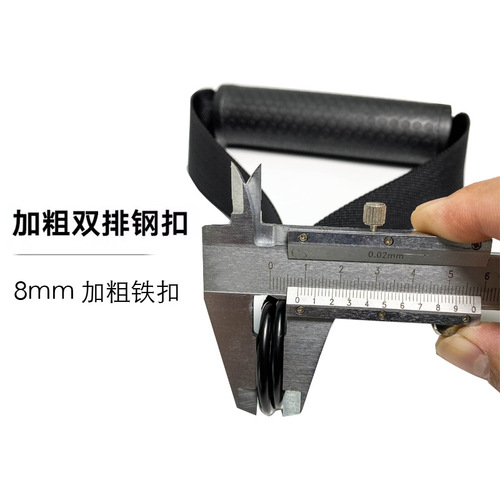 Lumbar support handle, chest grip handle, high-low pulley bar fitness handle, resistance band handle