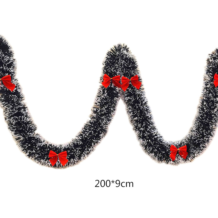 Christmas decorative gift 2 meters Christmas white border ribbon…