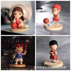 Slam Dunk Frame Grabbing Sakuragi Hanamichi 10# Rukawa Kaede 11# Q Version Doll Car Case Ornaments