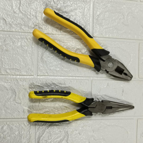 New household steel pliers flat-nose pliers needle-nose pliers 8-inch 20-centimeter steel pliers