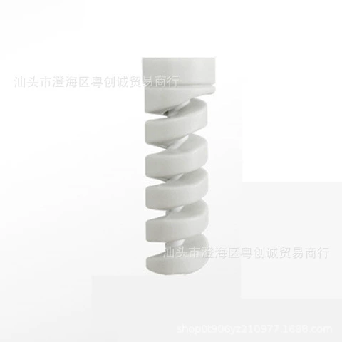 Cable Protector (Apple compatible) Spiral Silicone Sleeve, Anti‑Fray Charging Cord Guard