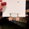 Ear clips, long trend earrings with tassels, no pierced ears, Korean style, simple and elegant design, french style, wholesale