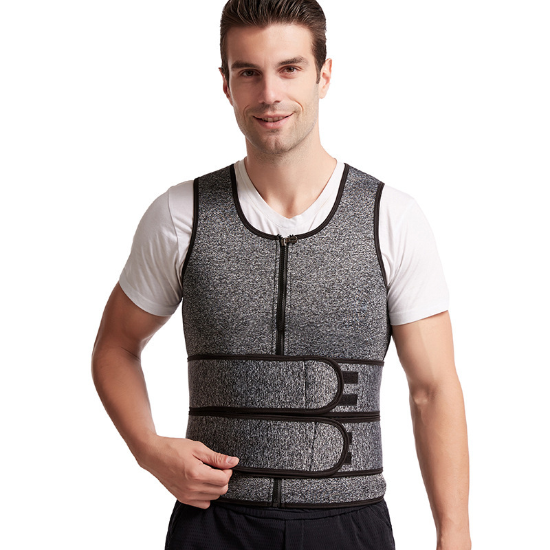 Ropa deportiva de neopreno que induce la sudoración, moldea la figura, de secado rápido, transpirable, prenda de compresión para hombre, ropa deportiva ajustada de secado rápido