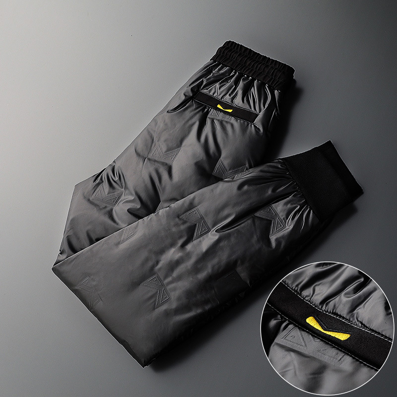 High-End Winter Cold-Proof White Duck down Fashionable down Pants for Men's Outer Wear Trendyy Men's Slim Casual Foot Warm Pants High-End Winter Cold-Proof White Duck down Fashionable down Pants for Men's Outer Wear Trendyy Men's Slim Casual Foot Warm Pants