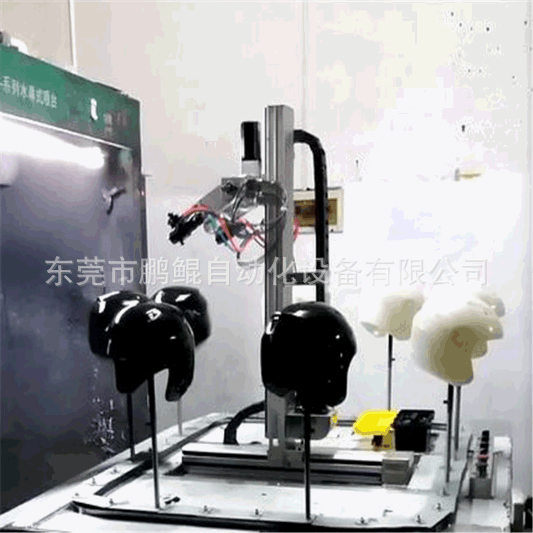 东莞厂家直销头盔三轴联动多功能喷涂设备 雪地滑雪头盔喷漆设备