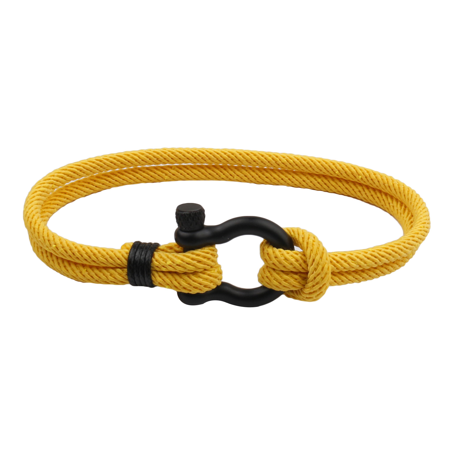 Nueva LÍNEA DE Milán de acero inoxidable negro pulsera de playa joyería simple rojo año de nacimiento pulsera pareja