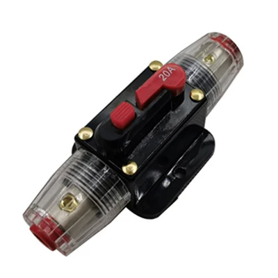 Car yacht RV circuit breaker automatic circuit breaker protection recoverable circuit breaker fuse seat circuit protector (Other Car Video) - 20a