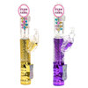 Color bead recruiting butterfly turning beads to charging and retracting beads, swinging vibration sticks.
