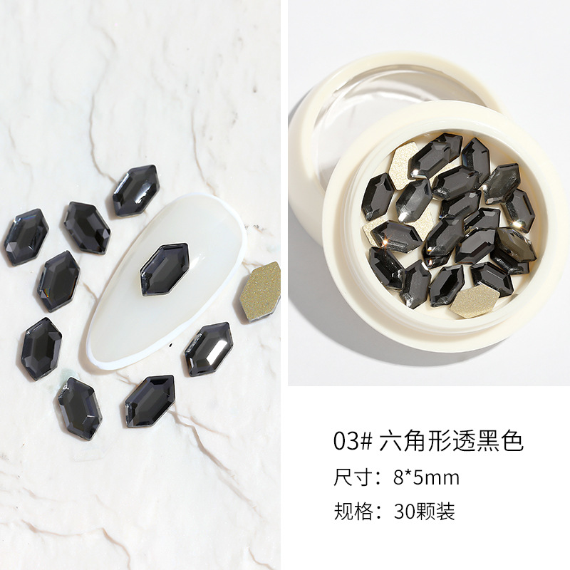 2022 nuevo Diamante de uñas de celebridades en línea en caja AB mezclado de uñas diamante plano sexo opuesto redondo DIY decoración de uñas