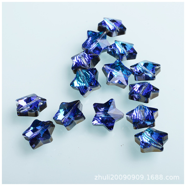 Crystal Pentagon 14mm multi -color optional Confucius star beads…