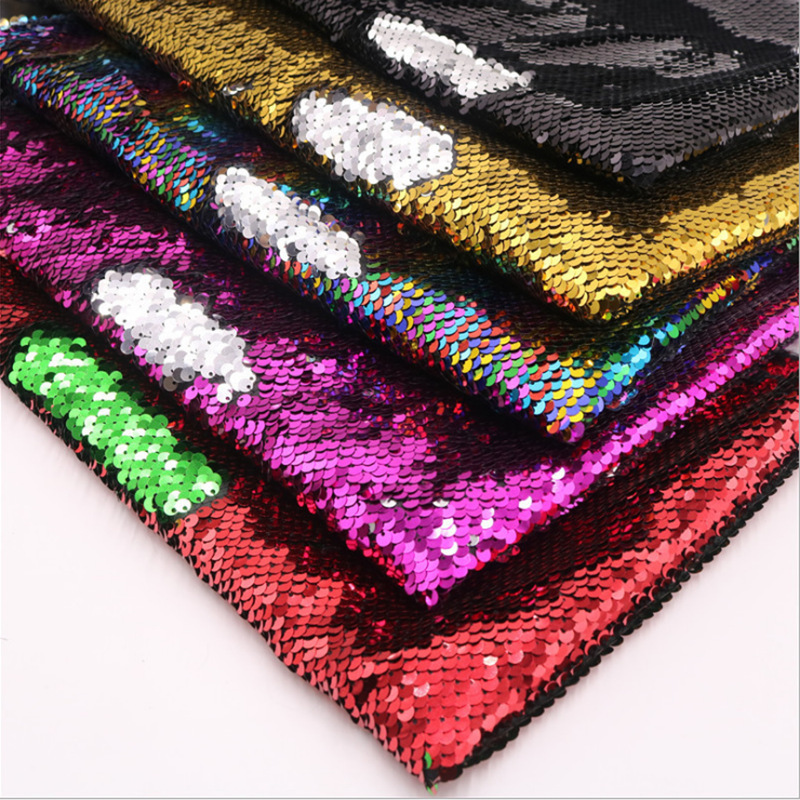 In-Stock 5mm Fish Scale Double-Sided Reversible Sequin Fabric Sequin Material Cloth Embroidery Fabric Toy Material Wall Fabric In-Stock 5mm Fish Scale Double-Sided Reversible Sequin Fabric Sequin Material Cloth Embroidery Fabric Toy Material Wall Fabric