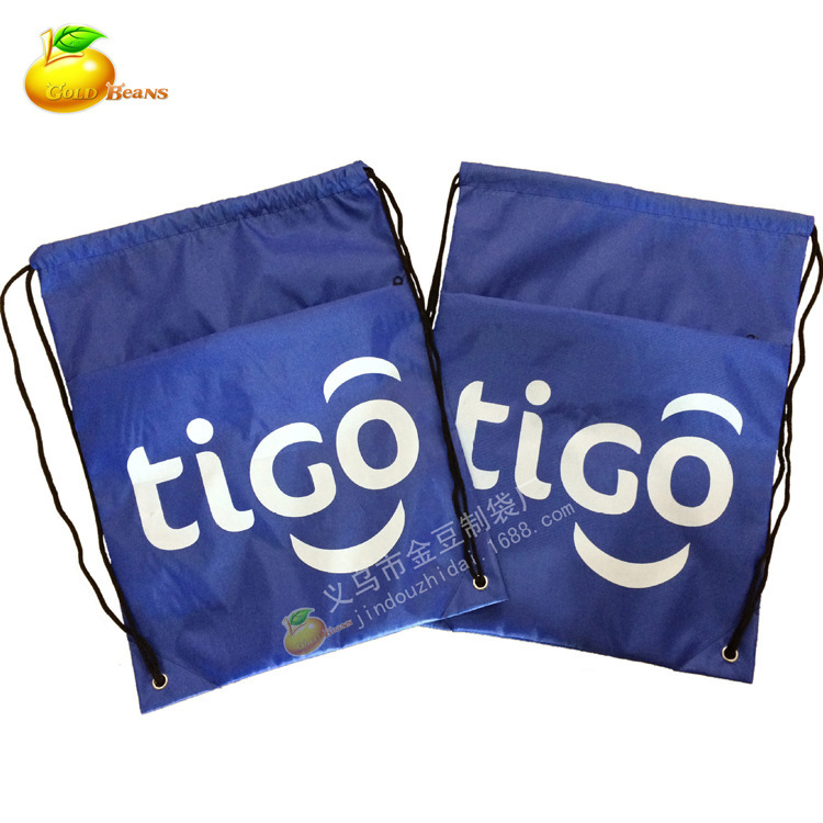 大量供应 棉布抽拉绳束口袋 帆布束口袋广告宣传背包袋