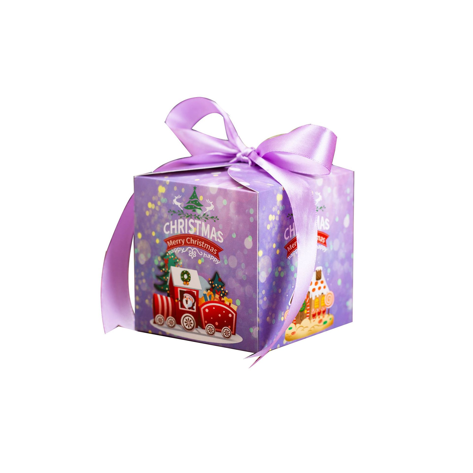 Manufacturer Wholesale Candy Ribbon Gift Gift Box Peace Fruit Packaging Box Christmas Eve Apple Box Wedding Candy