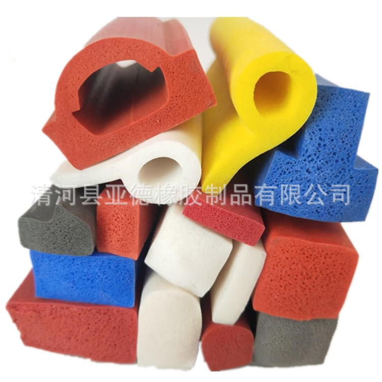 厂家制批发异形硅胶条 耐高温发泡条硅胶耐高温阻燃条密封条