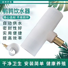 兔用饮水器兔子饮水嘴直通式兔用饮水器铜头乳头饮水器46分饮水嘴