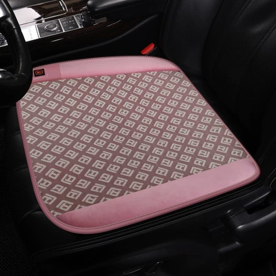 electric heating wool cushion, Multi-function pad - ancheng-graphene-pp-mat-main-driving-aj-style-burgundy-pink-velvet
