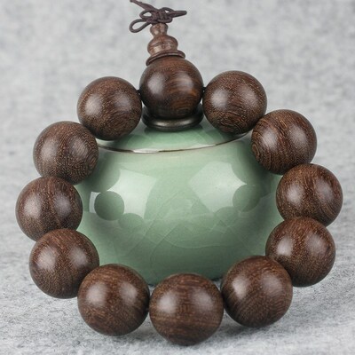Manufactor Supplying Watkins Sandalwood Beads Hand string 6-30mm Holes Parallel to the grain Sandalwood Bracelet Hand jewelry wholesale
