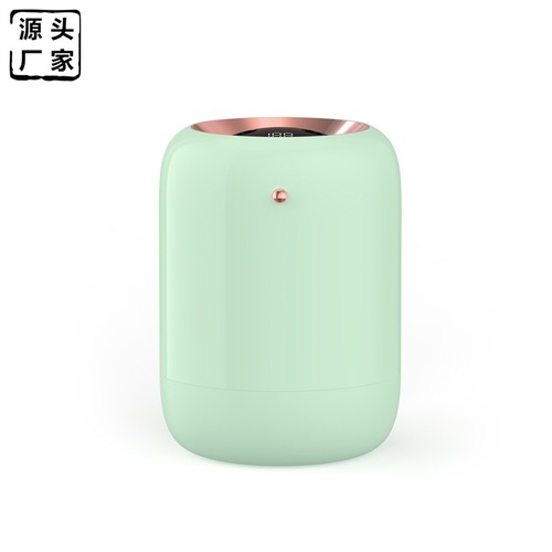 Cross-border desktop dual-spray humidifier USB rechargeable LED digital display 1L large capacity wireless portable office humidifier
