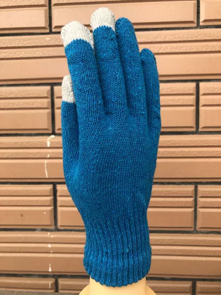 Polyester cotton blue