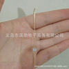 Clearance!IntersectionIntersectionins Hao Shi temperament cold wind puncture ear needle surrounding the auricle ear bone clamps to be plated in real gold