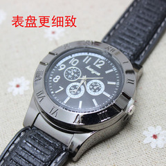Watch Charging Flame lighter Windproof Creative Personal USB Electronic Cigarette Lighter Metal Men's Wrist Watch Lighter Gift