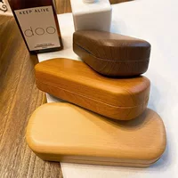 Футляр для очков ins Сердце для девочек, устойчивое к давлению, устойчивое к падению, Высококачественный портативный художественный ретро, студенческий, мужской и женский простой зеркальный чехол