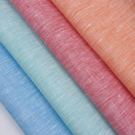 亚麻面料;色织、提花布;其他麻类面料