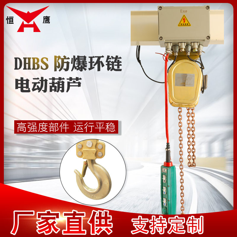 批发恒鹰防爆环链电动葫芦  B级防爆葫芦 起重葫芦 电动葫芦 吊机